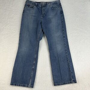 Tommy Hilfiger‎ Denim Jeans Womens Size 16A Blue Vintage Boot High Rise 36x29